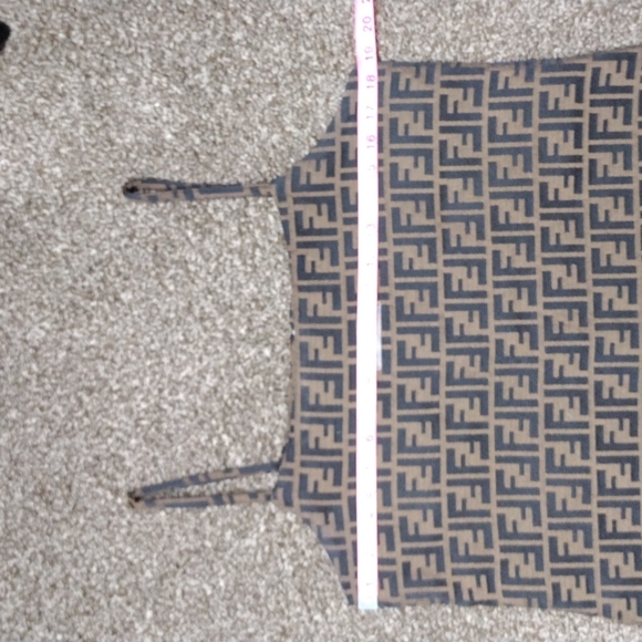 Vintage RARE 90s Fendi Jeans Monogram Dress - Picture 12 of 16